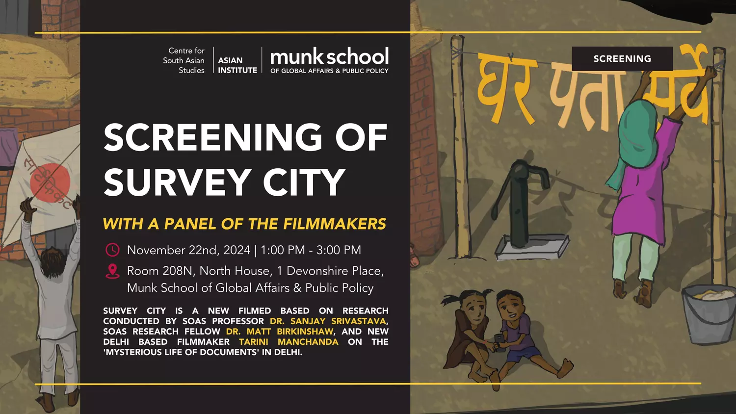 “Survey City”: A Film Screening on India’s Bureaucracy