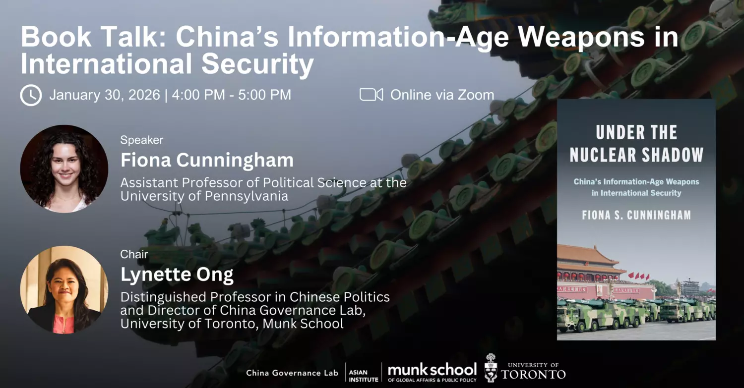 Book Talk: “Under the Nuclear Shadow: China’s Information-Age Weapons in International Security” – Event Report